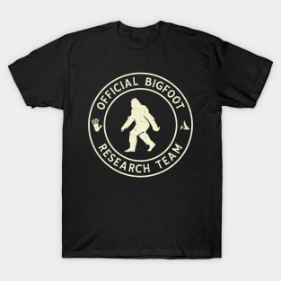 Official Bigfoot Research Team Bigfoot Believer T-Shirt